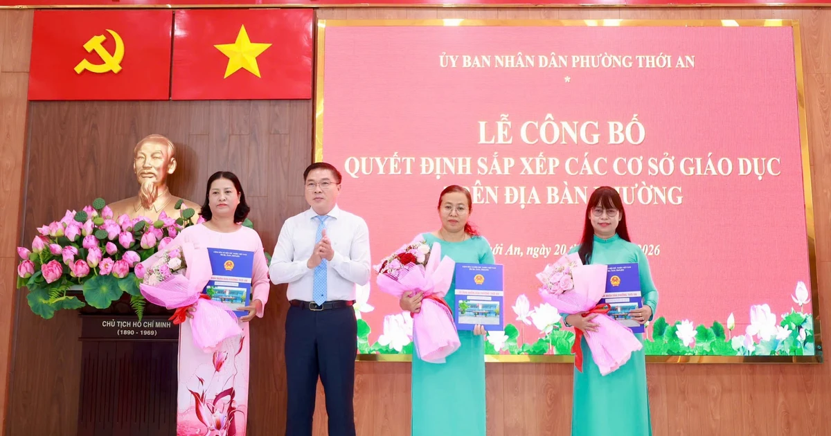 TPHCM: Hàng loạt trường bổ nhiệm hiệu trưởng, hiệu phó mới sau sắp xếp trường học