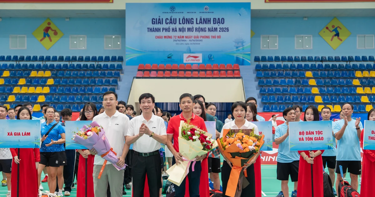 Ciputra Hanoi đồng hành cùng Giải Cầu lông Lãnh đạo Hà Nội mở rộng năm 2026