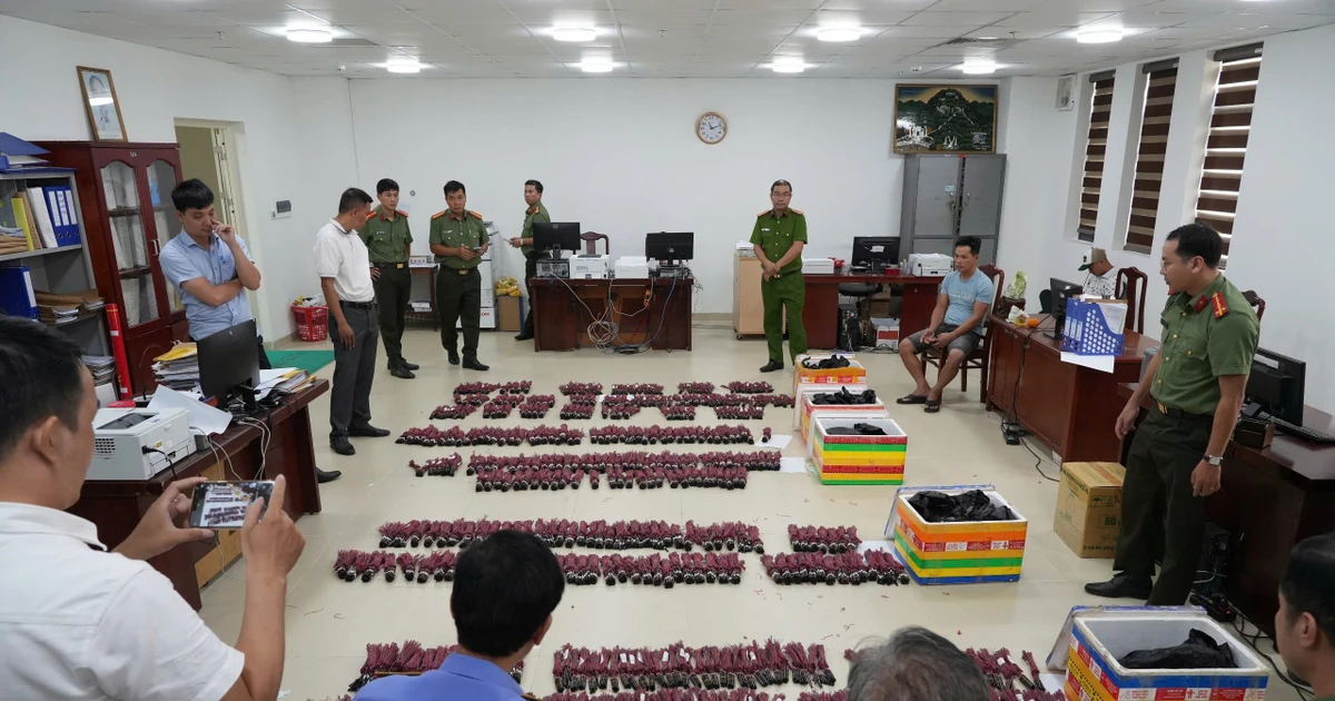 Phá đường dây vận chuyển gần 9.300 kíp nổ từ Lào vào Việt Nam
