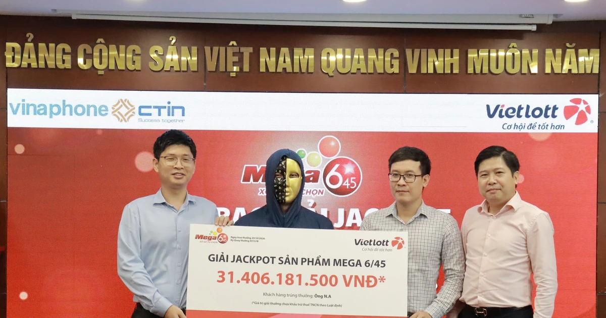 Người đàn ông Hải Phòng trúng Vietlott hơn 31 tỷ đồng