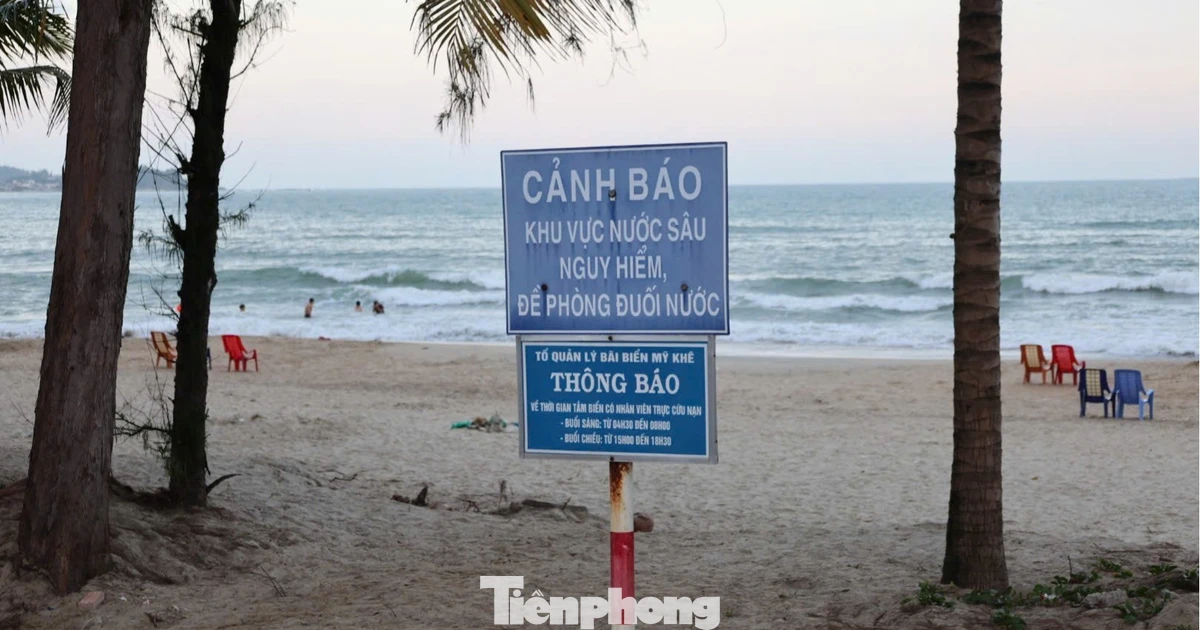 Kịp thời cứu 5 học sinh rơi vào rãnh sâu khi tắm biển Mỹ Khê