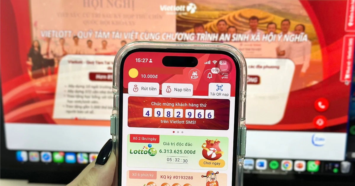 Vietlott SMS mở rộng khả năng tiếp cận người chơi, sắp cán mốc 5 triệu tài khoản