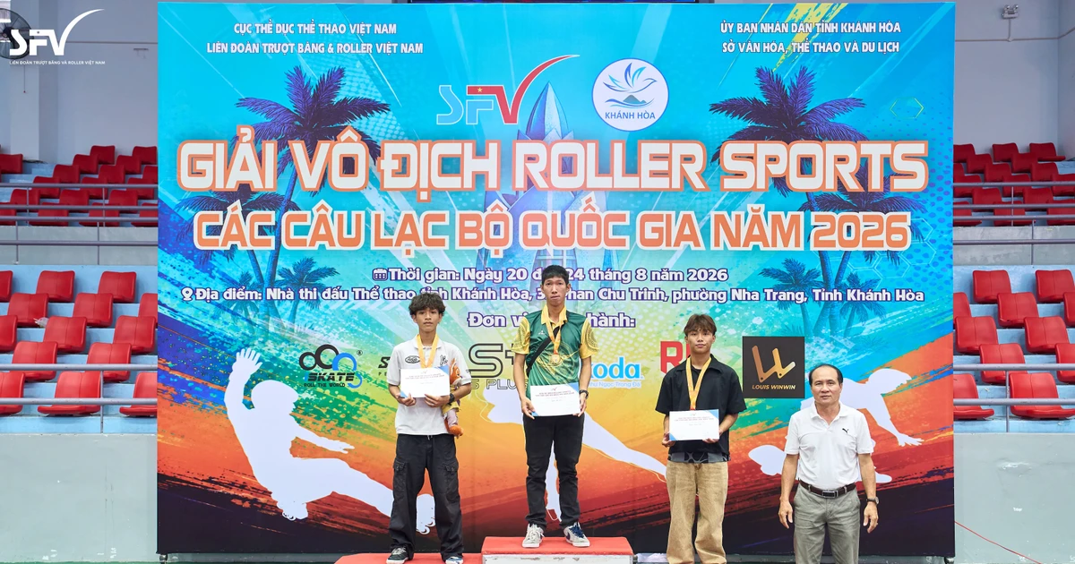 Tây Ninh nhất toàn đoàn Giải vô địch Roller Sports các CLB quốc gia 2026