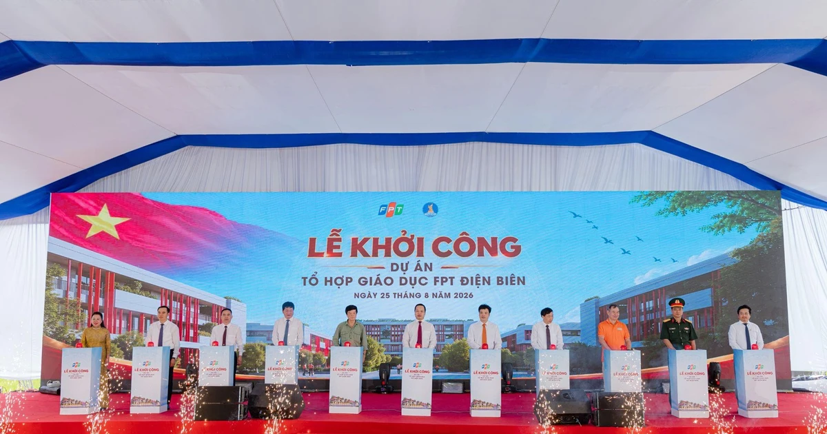 FPT khởi công tổ hợp giáo dục, góp sức xã hội hóa giáo dục tại Điện Biên