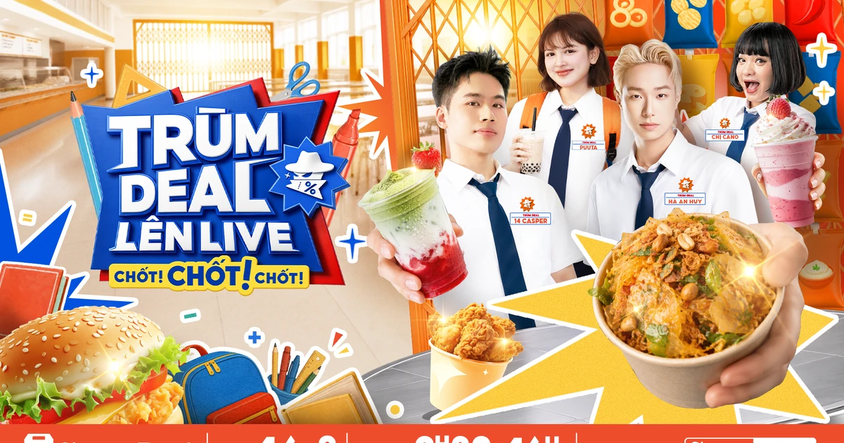 Trùm Deal Lên Live 16/8 của ShopeeFood: Loạt món ngon quốc dân của học sinh, sinh viên giảm đến 50%