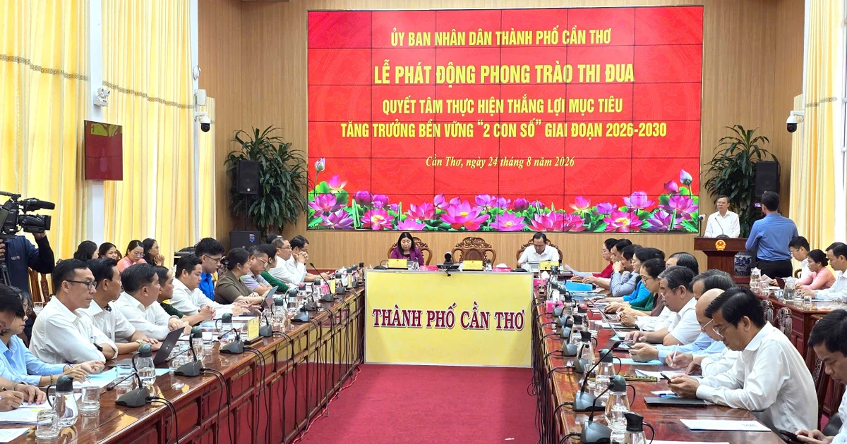 Cần Thơ phát động phong trào thi đua, quyết tâm tăng trưởng ‘2 con số’