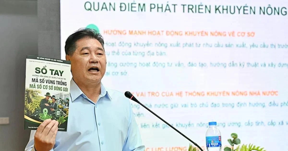 Đăng ký điện tử mã số vùng trồng, xuất khẩu nông sản