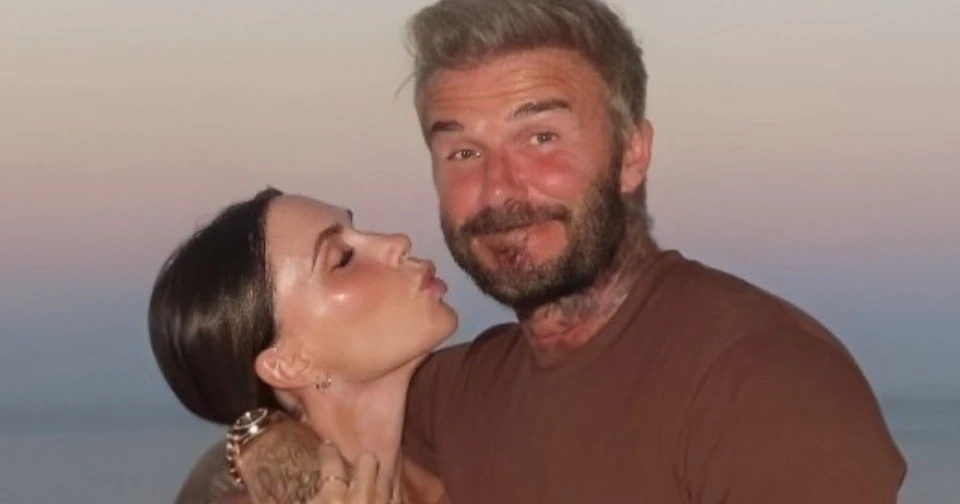 Vợ chồng Beckham lại gây sốt