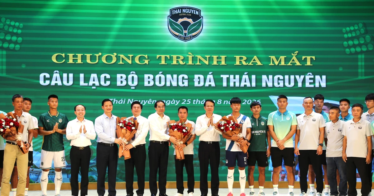 FC Thái Nguyên ra mắt, tham vọng thi đấu ở V-League và vô địch sau 5 năm