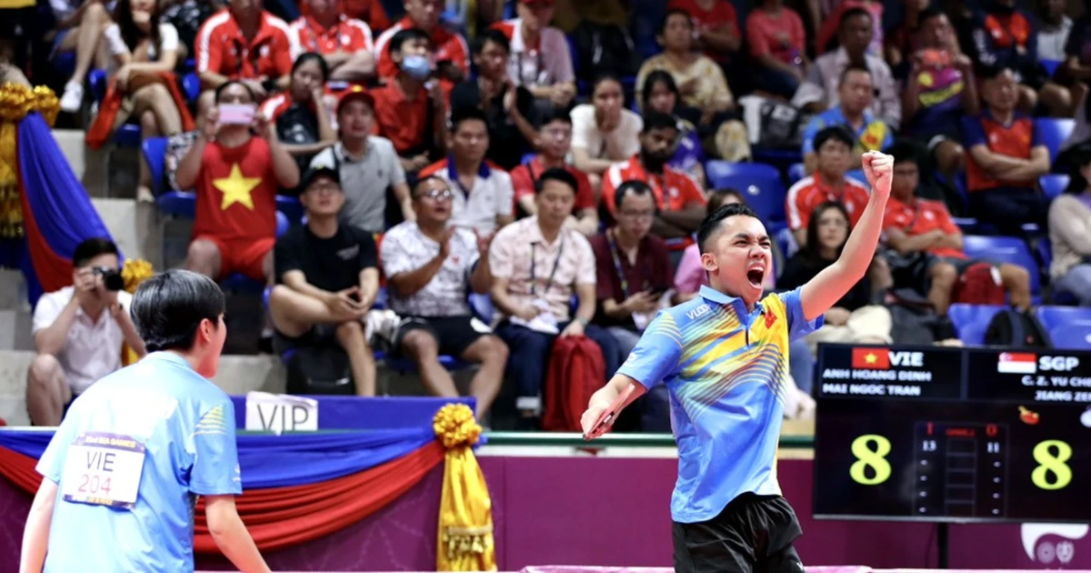 Bóng bàn Việt Nam ngắm HCV SEA Games đồng đội nam, nữ
