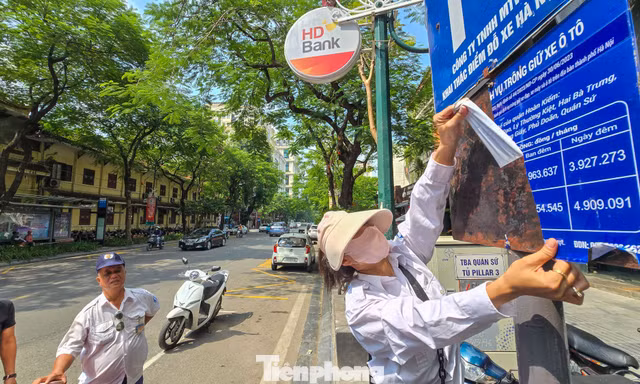 12 tuyến phố trung tâm đồng loạt thay biển tăng giá gửi ôtô