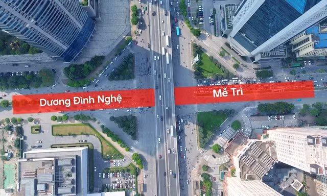 Hà Nội xén vỉa hè, chặt tỉa cây xanh xây hầm chui nghìn tỷ Dương Đình Nghệ - Mễ Trì