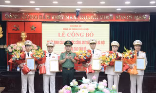 Bổ nhiệm, điều động 5 trưởng phòng thuộc Công an TP Hà Nội