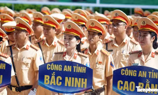 Hà Nội tiếp nhận gần 100 phương tiện và 660 cán bộ, chiến sĩ CSGT làm nhiệm vụ A80 
