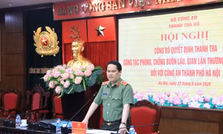 Thanh tra công tác phòng, chống buôn lậu, gian lận thương mại, hàng giả đối với Công an Hà Nội