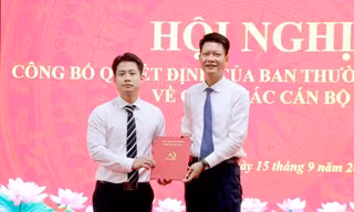 Công bố quyết định của Ban Thường vụ Tỉnh ủy Lào Cai về công tác cán bộ