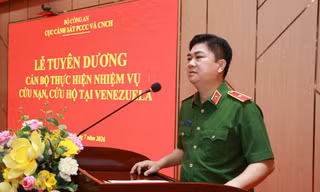 Cục Cảnh sát PCCC&CNCH biểu dương cán bộ, chiến sĩ làm nhiệm vụ cứu nạn, cứu hộ tại Venezuela