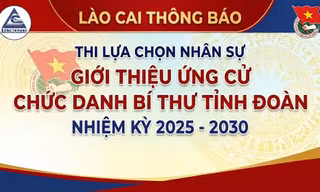 Thi lựa chọn nhân sự để giới thiệu ứng cử chức danh Bí thư Tỉnh Đoàn Lào Cai