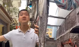 Xôn xao clip chủ nhà ‘quỵt’ tiền phá dỡ công trình ở Hà Nội