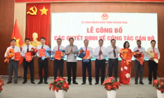 Khánh Hòa bổ nhiệm, điều động nhiều lãnh đạo sở ngành