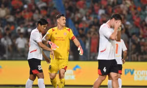 Trở về CLB, thủ thành Patrik Lê Giang trải qua trận tranh Siêu cúp đầy khó khăn