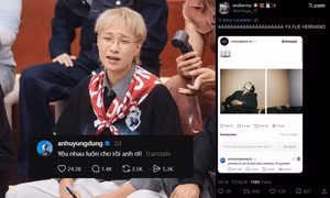 Hà An Huy bất ngờ viral quốc tế khi "chung thuyền" với fan "đu OTP" Jung Kook - V BTS