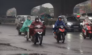 Miền Bắc sắp đón không khí lạnh lệch Đông, mưa phùn kèm nồm ẩm quay trở lại