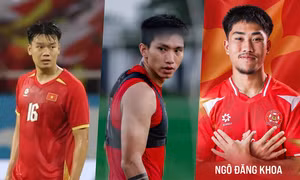 Thành Chung chấn thương, vì sao HLV Kim Sang-sik gọi Khoa Ngô thay vì Đoàn Văn Hậu?