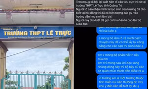 Vụ phản ánh tiêu cực thi tốt nghiệp tại Quảng Trị: Công an vào cuộc, Hiệu trưởng lên tiếng