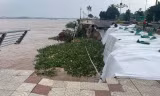 Hiện trường vụ sạt lở.