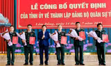 Công bố quyết định thành lập Đảng bộ Quân sự tỉnh Lâm Đồng