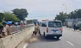 CSGT bị tông gãy chân khi ra hiệu lệnh dừng xe