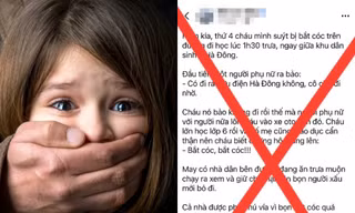 Hà Nội: Thực hư về thông tin "bắt cóc trẻ em" trên địa bàn phường Hà Đông