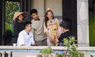 Hàng Xóm Mới: Chi Pu, Hương Giang, Ninh Anh Bùi “tái mặt” khi lần đầu chăm em