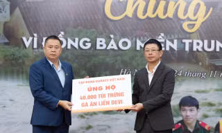 Hướng về vùng lũ: Những nghĩa cử ấm áp tiếp sức đồng bào sớm ổn định cuộc sống