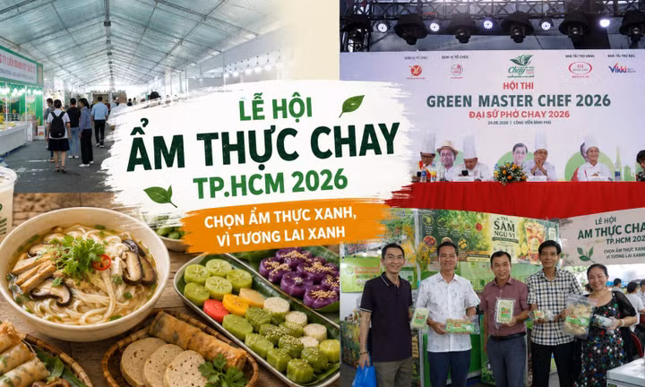 Ăn chay đâu chỉ có rau: Khám phá những món “lạ” tại lễ hội ở TP.HCM