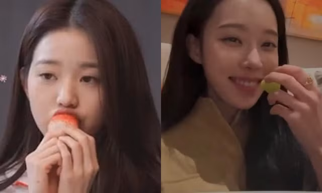 Sau vụ Jang Won Young ăn dâu tây, đến lượt Winter aespa khổ vì một quả nho