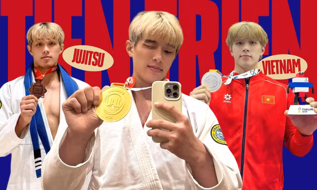 "Soái ca" Jujitsu VĐV Tiến Triển: Hai năm "vượt giới hạn" để đổi màu huy chương