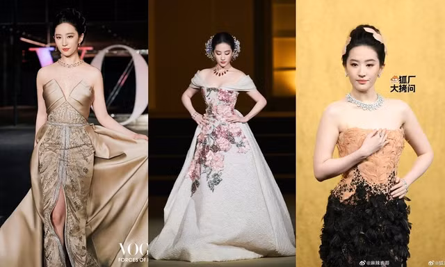 Vì sao Lưu Diệc Phi nhìn buồn bã, kém sắc so với hai lần dự Thịnh Điển Vogue trước đây?