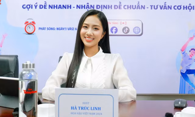 Hoa hậu Hà Trúc Linh trả lời cực mượt đề Văn: Không cần ép mình trở thành Steve Jobs