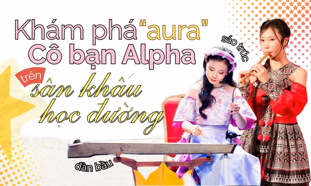 Thủ lĩnh Alpha: Tween THCS Nghĩa Tân mang đàn bầu, sáo trúc lên sân khấu học đường