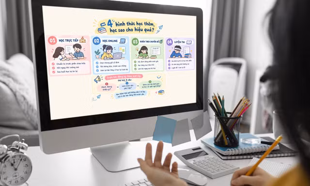 Siết học thêm nhưng nhu cầu không giảm: Teen linh hoạt đổi cách học ngoài giờ