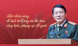 Đại tướng Lương Tam Quang: Thời điểm vàng để tuổi trẻ Công an thi đua cống hiến, phụng sự Tổ quốc