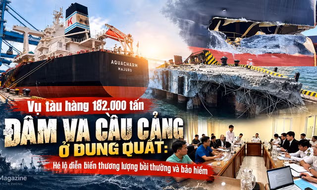 Vụ tàu hàng 182.000 tấn đâm va cầu cảng ở Dung Quất: Hé lộ diễn biến thương lượng bồi thường