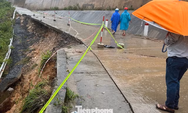 Đà Nẵng chi 10 tỷ đồng gia cố taluy, xử lý sụt lún tuyến ĐT601