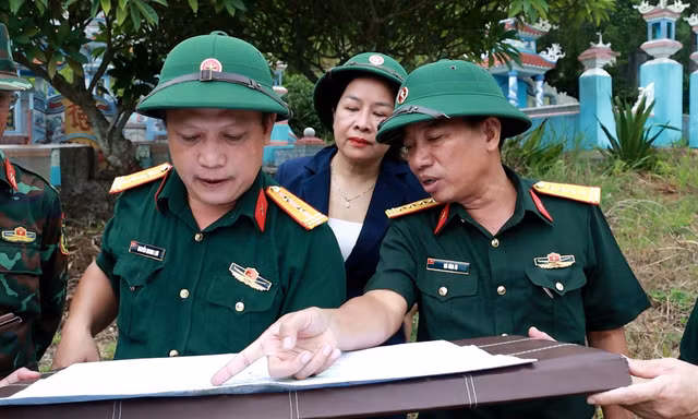 Bắt đầu khảo sát khu vực nghi chôn 140 liệt sĩ ở Huế