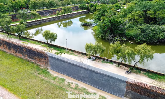 Đoạn tường cổ Hoàng thành Huế bị sập do mưa lũ bây giờ ra sao?