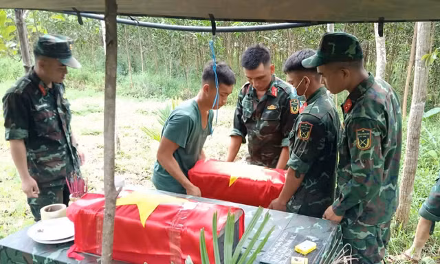 Đà Nẵng: Phát hiện ba hài cốt liệt sĩ tại nơi từng là trạm điều trị thương binh
