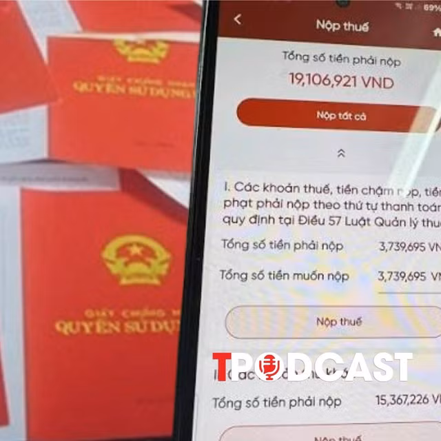 Đã chuyển nhượng đất vẫn báo nợ thuế trên eTax Mobile, người dân cần làm gì?