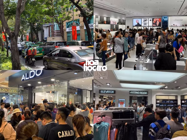 TP.HCM: Đường phố tắc nghẽn, TTTM đông nghịt người xếp hàng "săn sale" Black Friday
